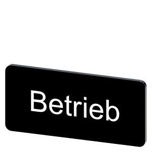 Tấm nhãn ghi chữ "Betrieb" 12.5x27mm 3SU1900 Siemens