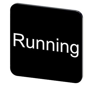 Tấm nhãn ghi chữ “Running” 22x22mm Siemens
