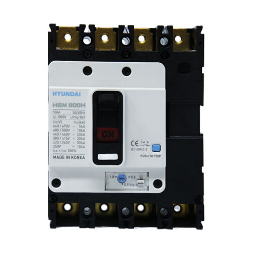 [HGM800H-F-4P-700A] MCCB 4P 700A 85kA 800AF HGM800H Hyundai