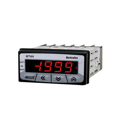 Đồng hồ đo dòng AC 48x24mm ngõ ra Relay, RS485, điện áp 12V/24V series MT4N Autonics