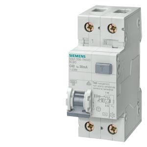 – RCBO 1+N C16 30mA AC 6kA Siemens