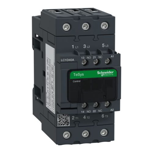 [LC1D40AF7] Contactor 40A 3P(3NO) 110V AC-3/3e 50/60Hz, series TeSys LC1D - Schneider