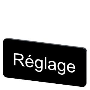 – Tấm nhãn SIRIUS ACT 12.5×27 Réglage Siemens