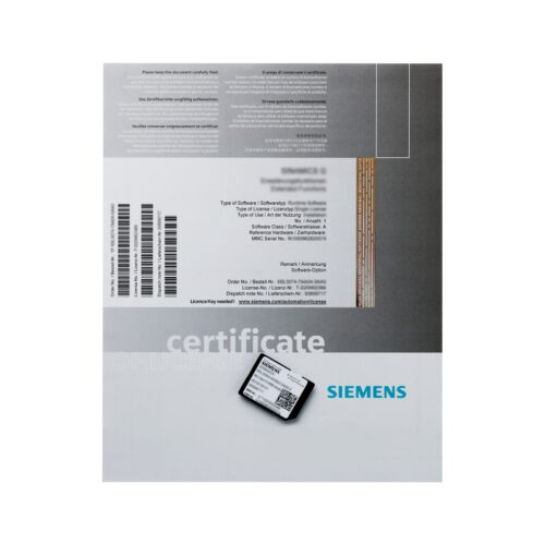 Giấy phép SINUMERIK 828D 6FC5800-0AC40-0YB0 Siemens