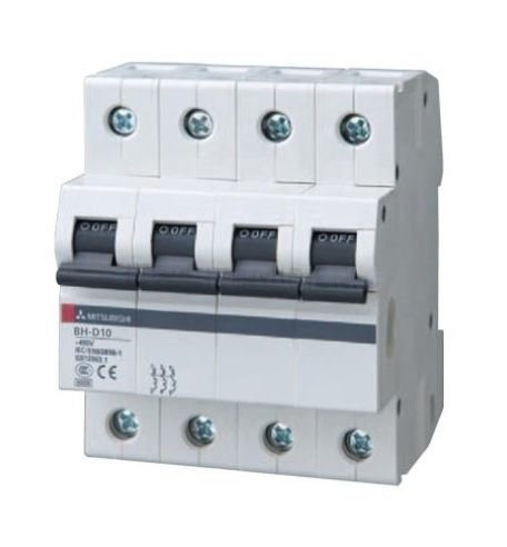 BH-D10 4P 16A TYPE C N – Cầu dao tự động Aptomat (MCB) Mitsubishi