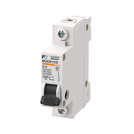 [BC63E1CG-1P-6A] MCB 6A 1P 6kA 400VAC BC63E Fuji