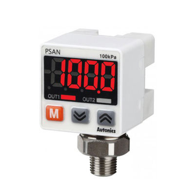 Cảm biến áp suất nén 100kPa, ngõ ra PNP, series PSAN Autonics