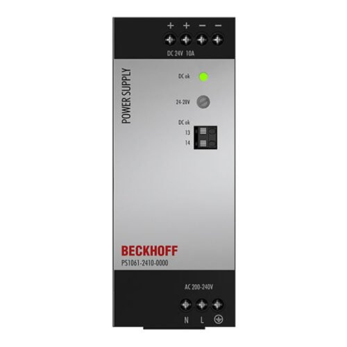 Bộ nguồn PS1000; output: 24 V DC, 10 A; input: AC 200…240 V, 1-phase - Beckhoff