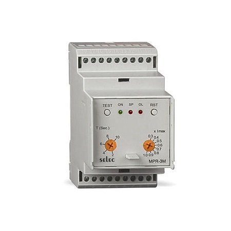 [MPR-3M-2-415V] Rơ le bảo vệ pha 3 pha 3 dây 45-65 Hz Selec