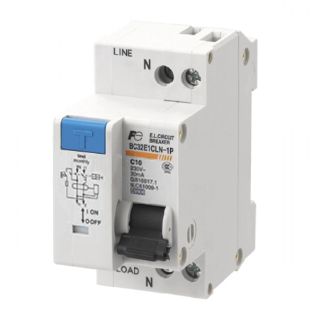 [BC32E1CN-1P-25A] MCB 25A 4.5kA 230/400V AC 1P BC32E1CN