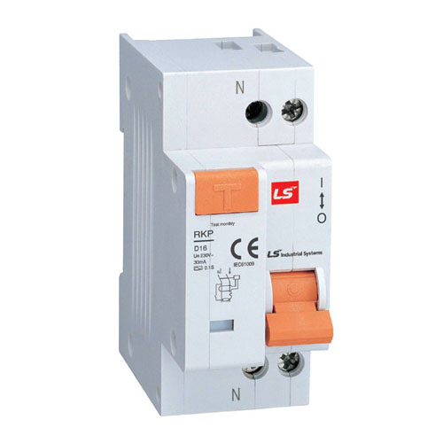 [RKP-1P-N-10A] CB chống giật RCBO 1P+N 10A 4.5kA 30mA LS