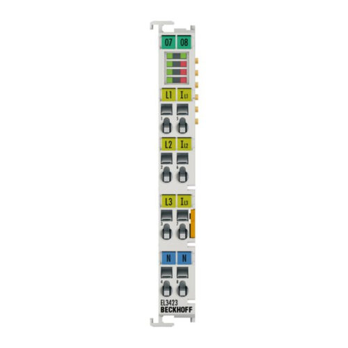 EtherCAT Terminal 3 kênh analog đo công suất 480 V AC/DC 1 A 24 bit Beckhoff