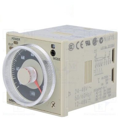 Bộ định thời H3CR-H8L AC200-240 M (220V - Analog Timer, Đế 8 chân) - Omron