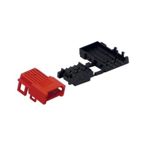 [LE4-BR-100P] Bộ 100 đầu nối eCON 4 lõi 1.25sq màu đen/đỏ Mitsubishi